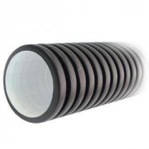 Труба гофрированная SN16 DN/OD 400 PR-6 КОРСИС ПРО (хлыст-6м.) с раструбом и упл.кольцом
