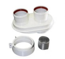 Адаптер моноблочный универсальный для перехода на двухтрубную систему 80/80 (TR.8002) Camino