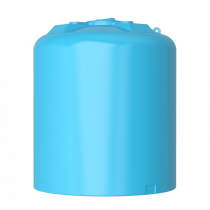 Бак для воды ATV-1000 серия S круглый вертикальный (синий) без отверстий Акватек В-1180мм,Д-1125мм (д.г.350мм)