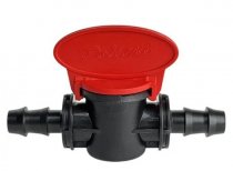 Кран проходной со штуцером для капельного шланга 16*16 PN6 (POLIEXT)