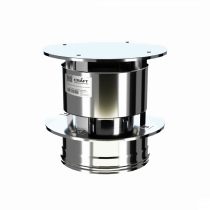 Оголовок с ветрозащитой Ф 200х250 (316/0,5/304/0,5) КРАФТ ГАЗ-25