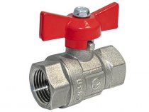 Кран шаровой вн.-вн. DN-20 PN40 баб. Крепыш 330 Никель(0110215) ГАЛЛОП