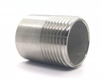 Ниппель приварной (резьба) нержавеющий, AISI304 DN50 (2") 60,3 мм, iFITTING (MG-NE50/4)