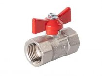 Кран шаровой вн.-вн. DN-25 баб. Практик 130 Никель (0101002) ГАЛЛОП