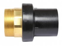 ПЭ переход  ПЭ/латунь 50-1 1/2" нар.рез.