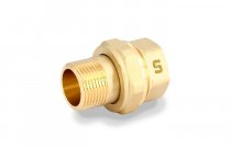 Американка прямая 1 1/2" латунь с плоской прокладкой (656G6001) Uni-Fitt