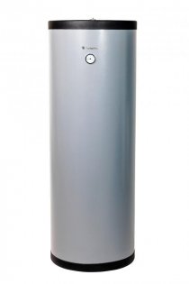 Водонагреватель Turboros Premium - 300 СЕРЫЙ (без ТЭН) нерж напольный накопительный косвенный нагрев