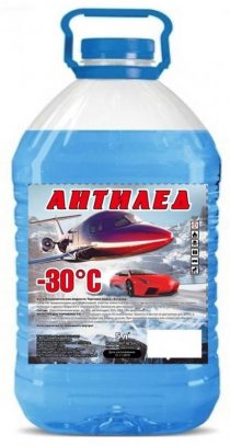 Жидкость незамерзающая Антилед цвет синий (35%) упаковка 4шт