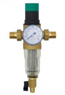 Фильтр самопромывной с пластиковым корпусом ARROWHEAD 1", c манометром (WF-500-25)