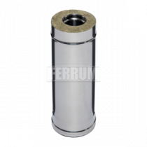 GS30-50Z Сэндвич труба Ф 200х280 L=0,50м (AISI_430/0,5+Zn) Ferrum (f3927)