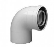 Бакси Коаксиальный отвод полипропиленовый 87°, диам. 110/160 мм BAXI (KMT71413361)