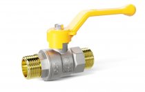 Кран шаровой газовый нар.-нар. DN-20 рычаг PN40 LD Pride (LD 47.355.20) (12 шт. в упаковке)