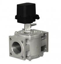 Заслонка регулирующая с электроприводом алюм. корпус (ТермоБрест) ЗР4-6ПР, Ру 6, У3.1. Ду 100 с приводом