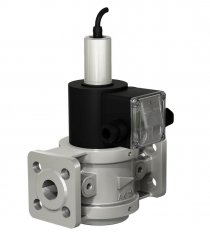 Клапан газовый алюм. корпус (ТермоБрест) ВФ3/4Н-6П, Ру 6, У3.1 Ду20 фланц. с датчиком контроля положения