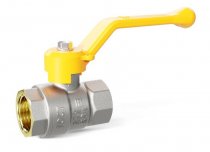 Кран шаровой газовый вн.-вн. DN-32 рычаг PN25 LD Pride (LD 47.112.1.32 M02 GAS) (8 шт. в упаковке)