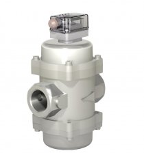 Фильтр газовый алюм. корпус (Термобрест) ФН 2-6Ec, Ру 6, У3.1 Ду50 фланц. + элект.индикатор (батарейка)