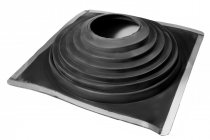 Манжета угловая Комби №9 угол 0-45* (300-600мм, фланец 755*755мм, до 240*С) СИЛИКОН чёрная