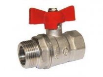 Кран шаровой вн.-нар. DN-25 баб. PN40 Стандарт 231 Никель(0107297) ГАЛЛОП