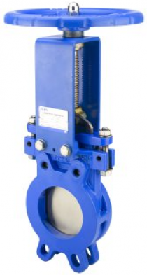 Задвижка шиберная межфланц. чугунная DN150 PN10/16 (нож AISI304, NBR, Траб_70) REON (150RSV08)