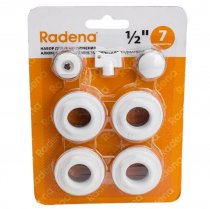 Универсальный комплект д/рад. 1/2" (пробки+маевский) без кронштейнов  Radena 011090101