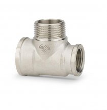 Тройник ВР-НР-ВР 3/4"х1/2"х1/2" ник.(VMTF16-N050404) VARMEGA 10