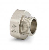 Переходник ВР-НР под ключ 1 1/2"х1" ник.(VMTF25-N000806) VARMEGA 5