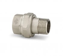 Разъемное соединение ВР-НР 1" с уплотнением o-ring ник.(VMTF50-N000606) VARMEGA 5