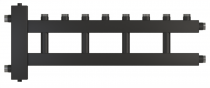 Коллектор с гидравлическим разделителем  Warme WKD.R.122.4+1 на 5 контуров, черный до 122 кВт