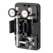 Насосная группа V-Flow, с термосмесительным клапаном DN25 нержавеющая сталь, без насоса (VMPG11-250000)VARMEGA