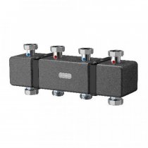 Распределительный коллектор V-Flow, до 3 контуров, нержавеющая сталь, с термоизоляцией (VMPG14-000003)VARMEGA