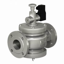 Клапан газовый стал. корпус (ТермоБрест) ВН8T-3, Ру 3, У3.1 Ду200 фланц. с медленным открытием