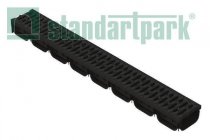 Лоток водоотводный S'park ЛВ-10.14.07-ПП пластиковый с решеткой пластиковой кл.А (комплект) 08818