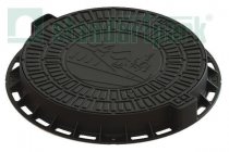 Люк Л-60.80.10-ПП садовый пластиковый черный «Д» 35188-80Д