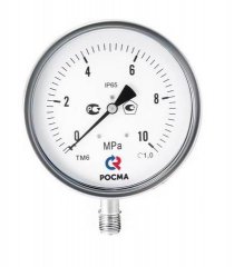 Манометр рад.  ТМ-621Р.00 (0-0,6Мпа)M20x1,5.1,5 РОСМА (07572)