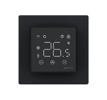 21RT0109R Терморегулятор Ридан Clever с Wi-Fi, с комбинацией датчиков, черный, 16А (гр_2Р)