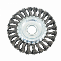 Кордщетка Bohrer дисковая витая жесткая 125мм (проволока 0,5мм) для УШМ (10057321)