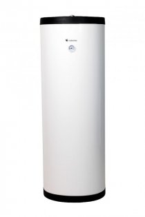 Водонагреватель Turboros Standart - 100 СЕРЫЙ (без ТЭН) ЭМАЛЬ напольный накопительный косвенный нагрев