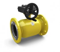 Кран шаровый фланцевый LD КШЦФР Gas Ду100/80 Ру16 н/п цельносварной с редуктором L=230(11111009162RGLD00000000