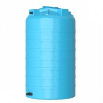 Бак для воды ATV-500 круглый вертикальный (синий)  Aquatech В-1340мм,Д-740мм (д.г.350мм)